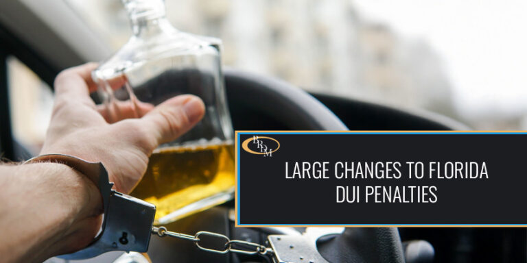 Large Changes to Florida DUI Penalties